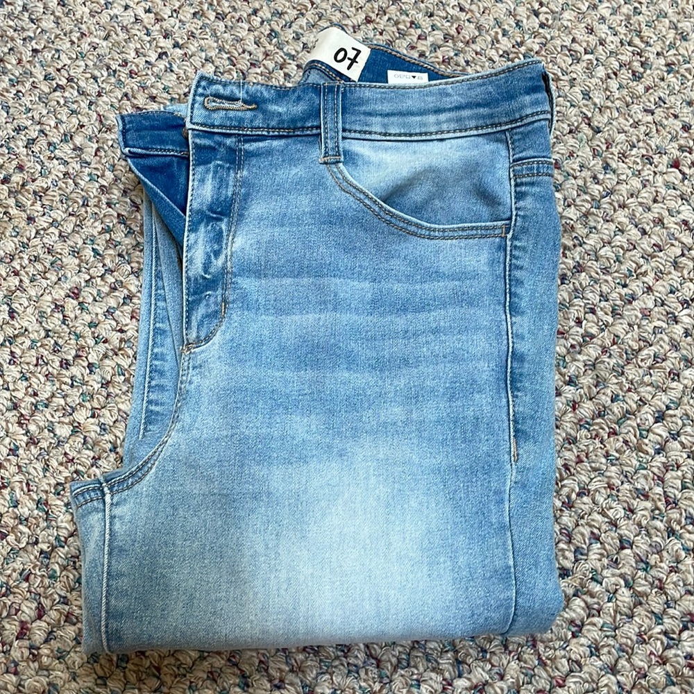 Light blue jeans